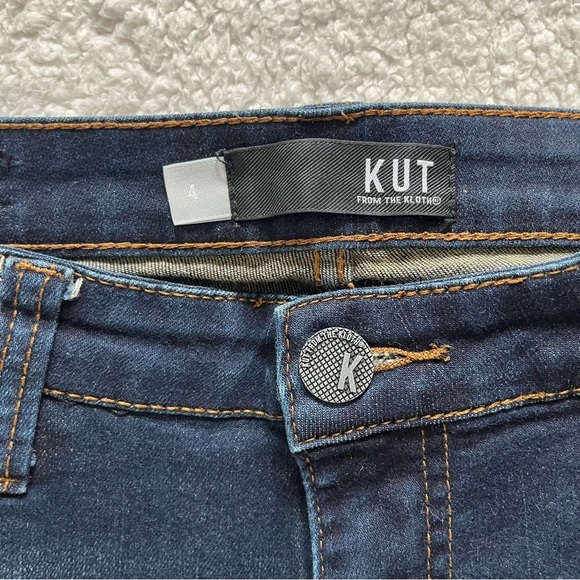 Kut from the Kloth Connie Raw Hem Ankle With Zipper Skinny Jeans Size 4 - Picture 8 of 12